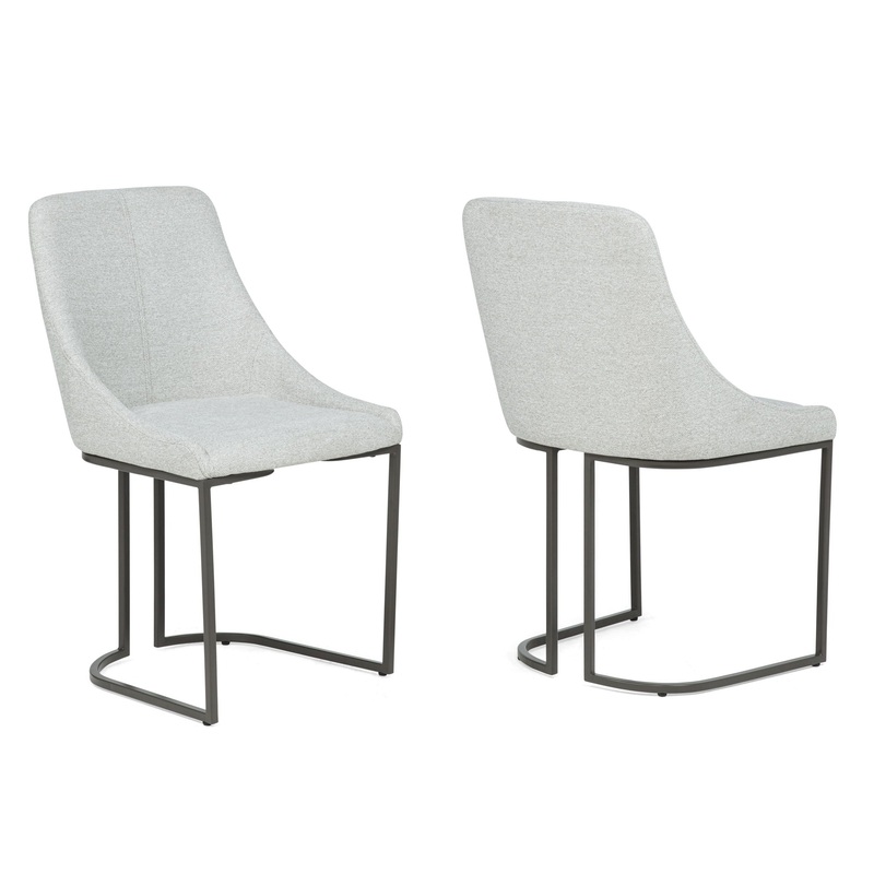 Verano – Dining Chair (Set of 2) – Dove / Black
