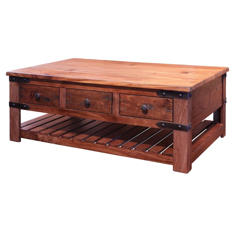 Parota – Cocktail Table – Cinnamon Brown