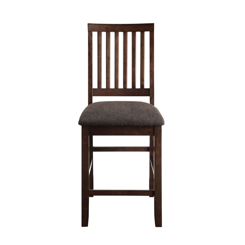 Yorktown – Counter Chair (Set of 2) – Dark Brown