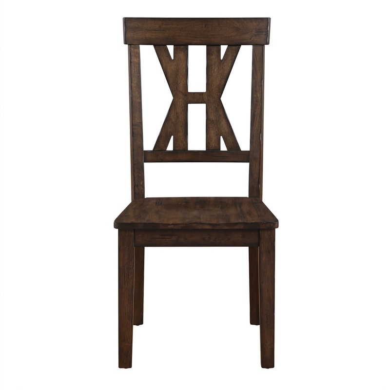 Auburn – Side Chair (Set of 2) – Dark Brown