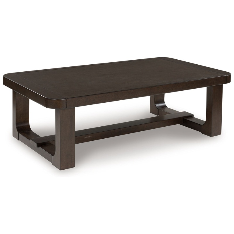 Breckington – Dark Brown – Rectangular Cocktail Table