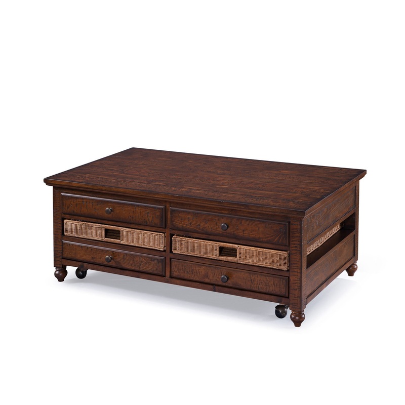 Cottage Lane – Wood Rectangular Lift-top Cocktail Table – Coffee