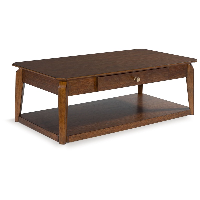 Trenmour – Medium Brown – Rectangular Cocktail Table