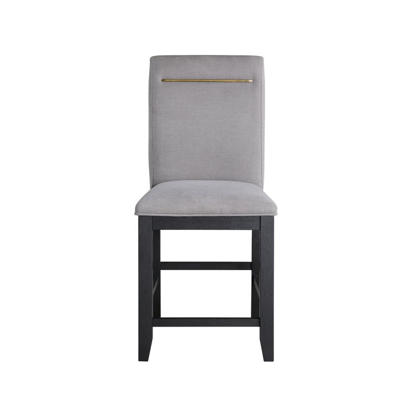 Yves – Counter Chair (Set of 2) – Gray