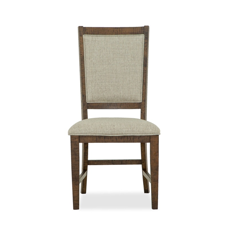 Bay Creek – Step Up Side Chair With Upholstered Seat & Back (Set of 2) – Dark Brown