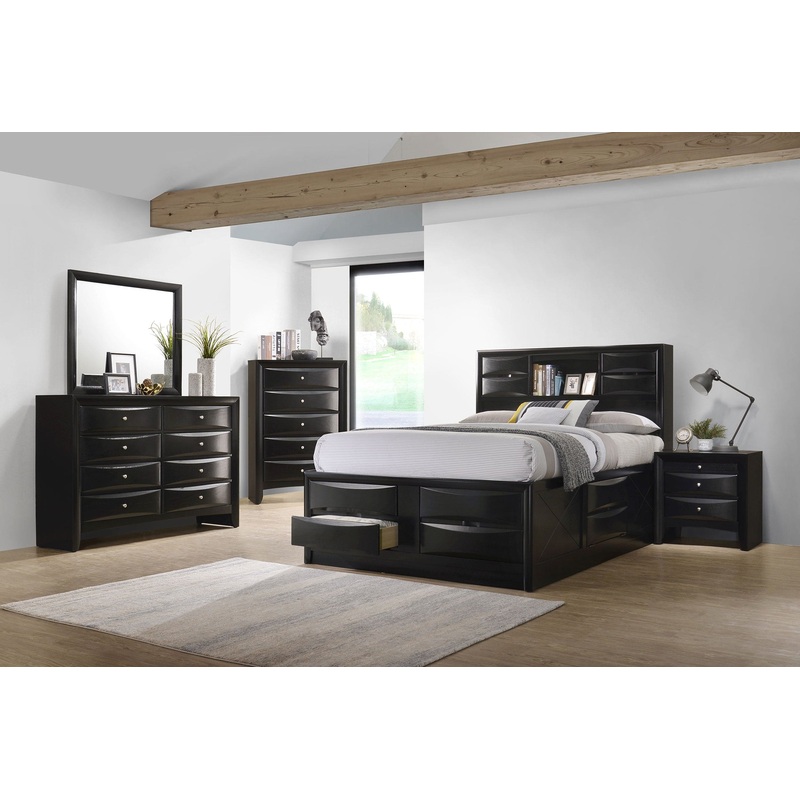 Briana 4-piece Queen Bedroom Set Black
