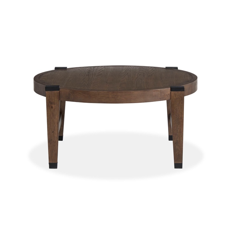 Kaysen – Round Cocktail Table – Dark Brown