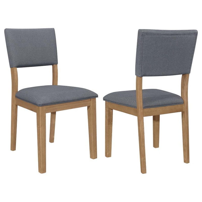 Sharon – Fabric Upholstered Dining Side Chair (Set of 2) – Brown