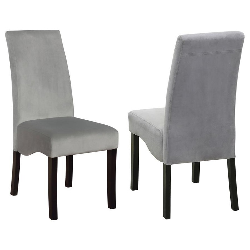 Stanton – Upholstered Dining Side Chairs (Set of 2) – Gray