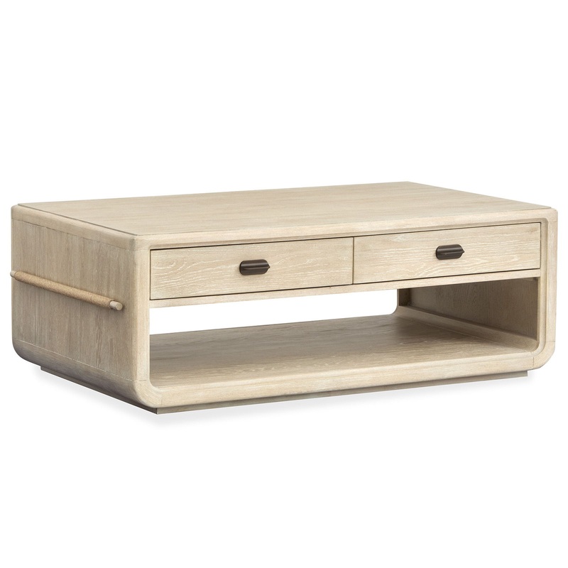 Sunset Cove – Rectangular Cocktail Table With Casters