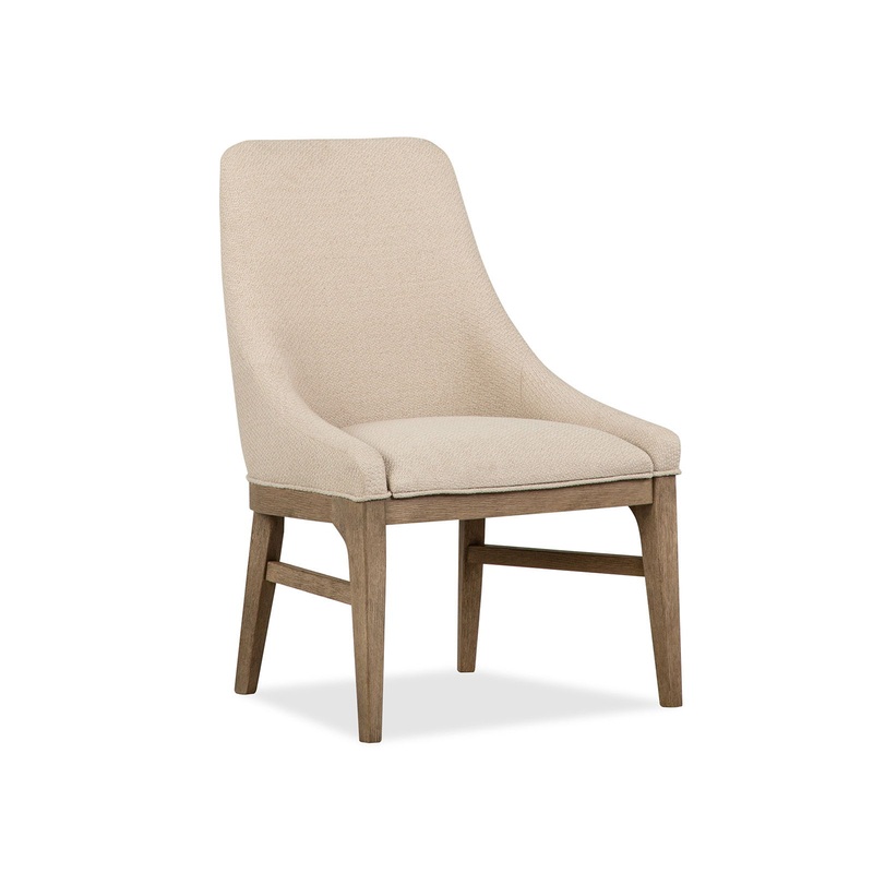 Tristan – Upholstered Arm Chair (Set of 2) – Swiss Coffee