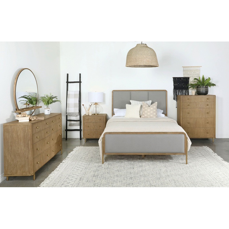 Arini 4-piece Eastern King Bedroom Set Sand Wash and Grey