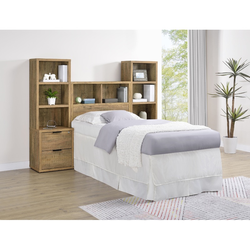 Westpark 3-piece Twin Bedroom Set Bookcase Headboard Mango