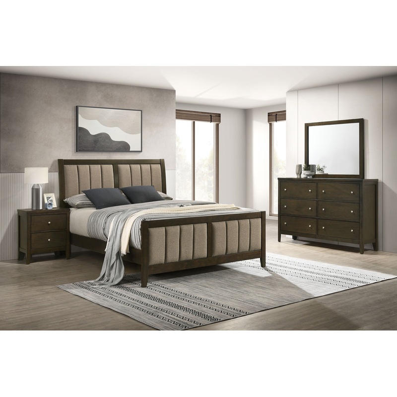 Wilkes 4-piece Full Bedroom Set Dark Cocoa