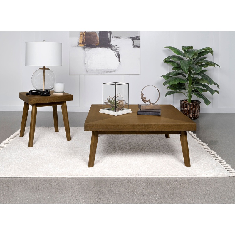 Westerly 2-piece Square Coffee and End Table Set Walnut
