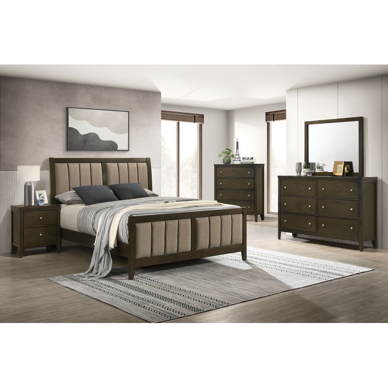 Wilkes 5-piece California King Bedroom Set Dark Cocoa