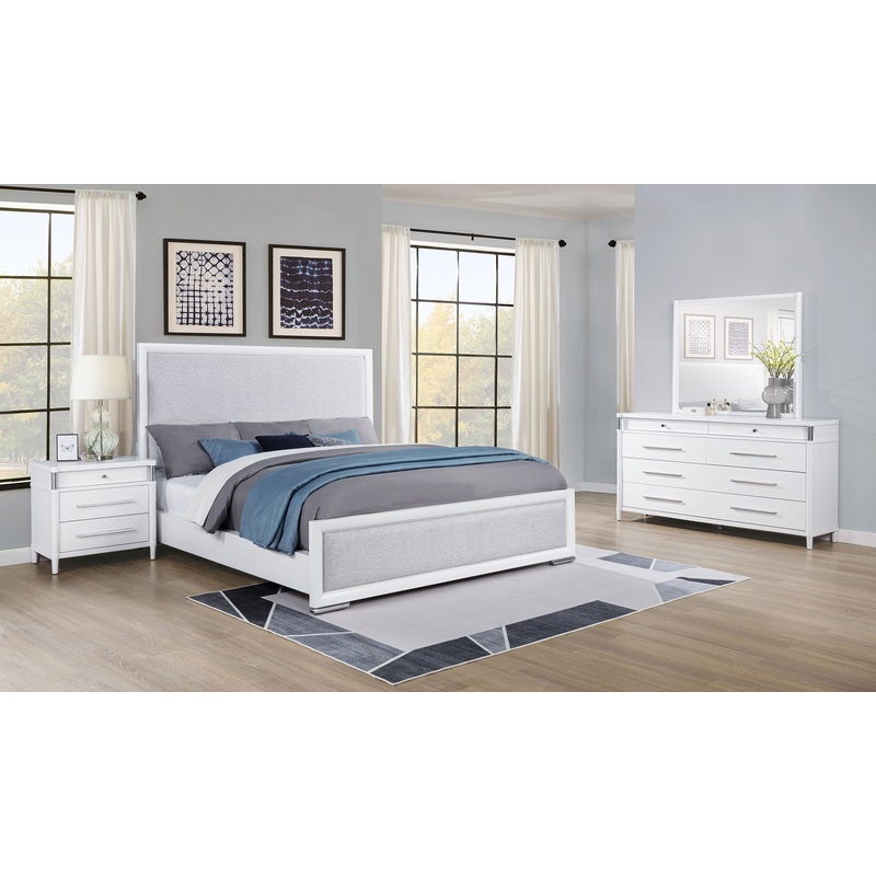 Gracemont 4-piece California King Bedroom Set White