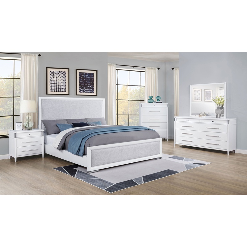 Gracemont 5-piece California King Bedroom Set White