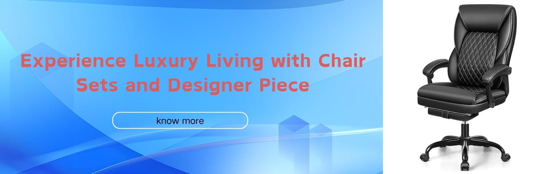 Experience Luxury Living with Chair Sets and Designer Piece